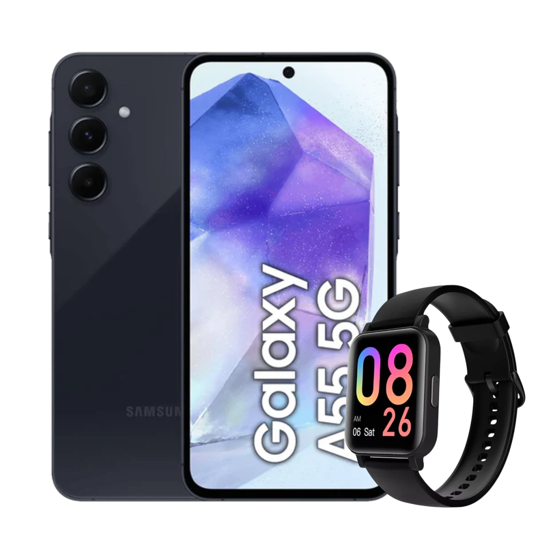 Samsung Galaxy A55 5G 256GB | 8GB RAM | Incluye: Smartwatch