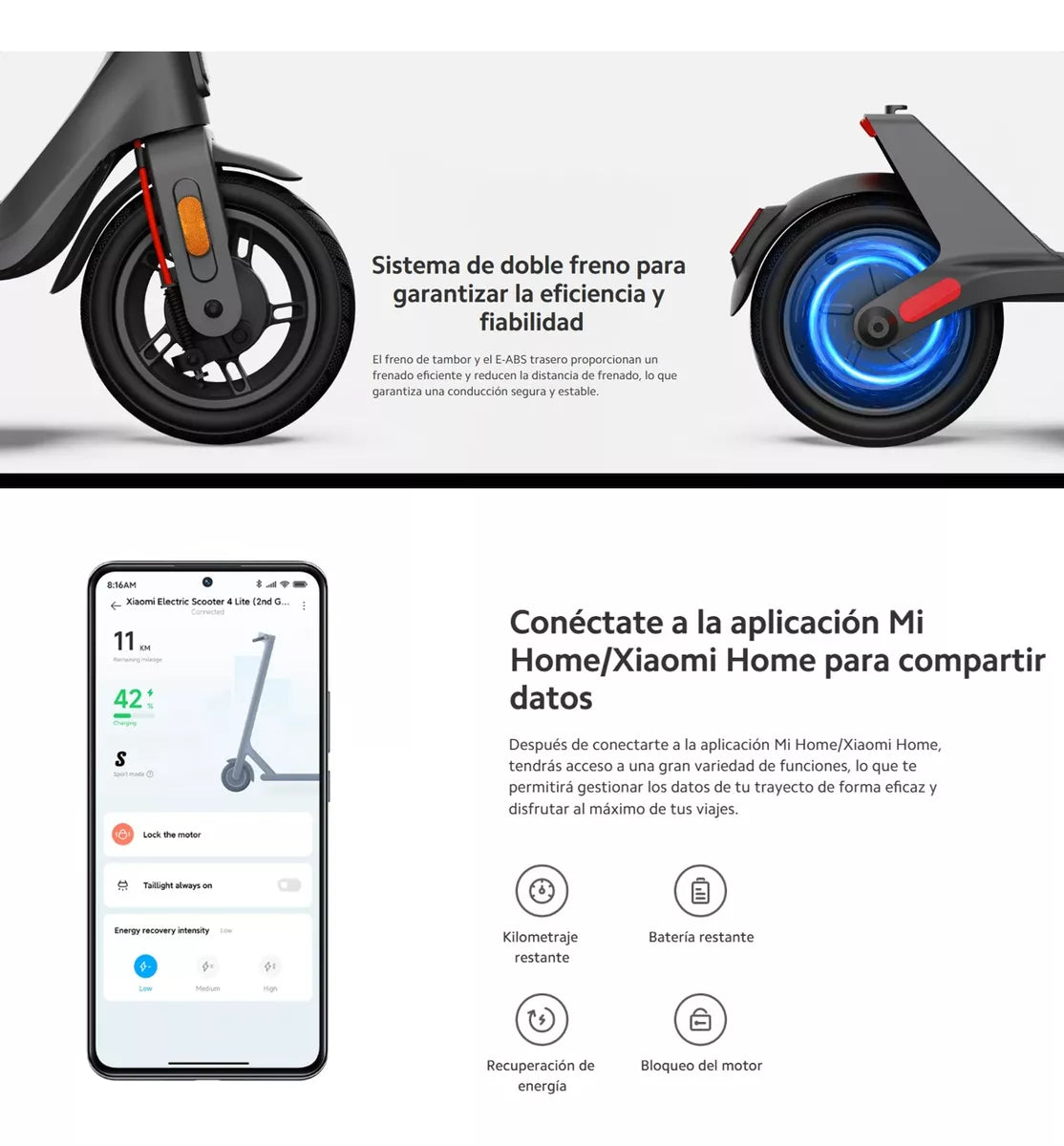 Xiaomi Electric Scooter 4 Lite (2da Gen)