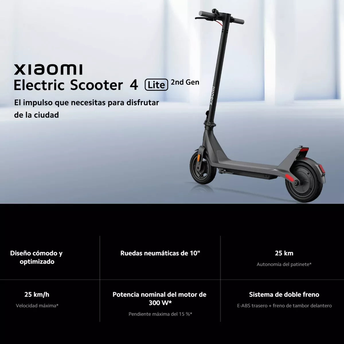 Xiaomi Electric Scooter 4 Lite (2da Gen)